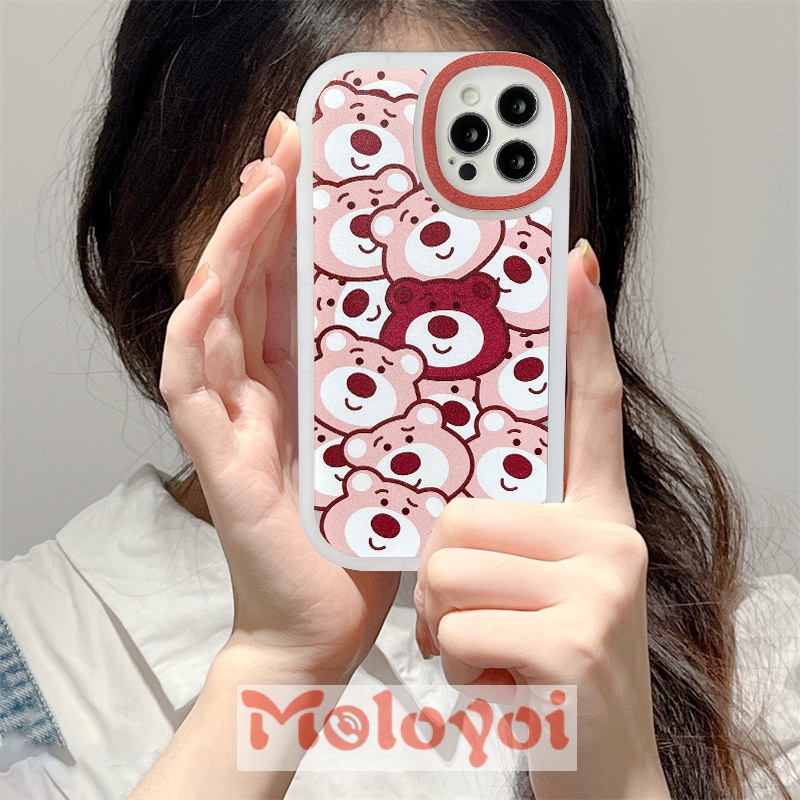 Soft Case TPU Motif Beruang / Kelinci Untuk iPhone 6 7 8 6s Plus 12 1113 Pro Max XR X XS Max SE 2020