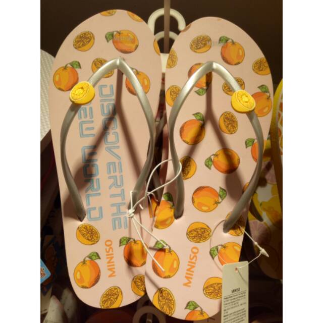  MINISO  Women s Fruit Series Sandal  uk 37 38 Shopee  