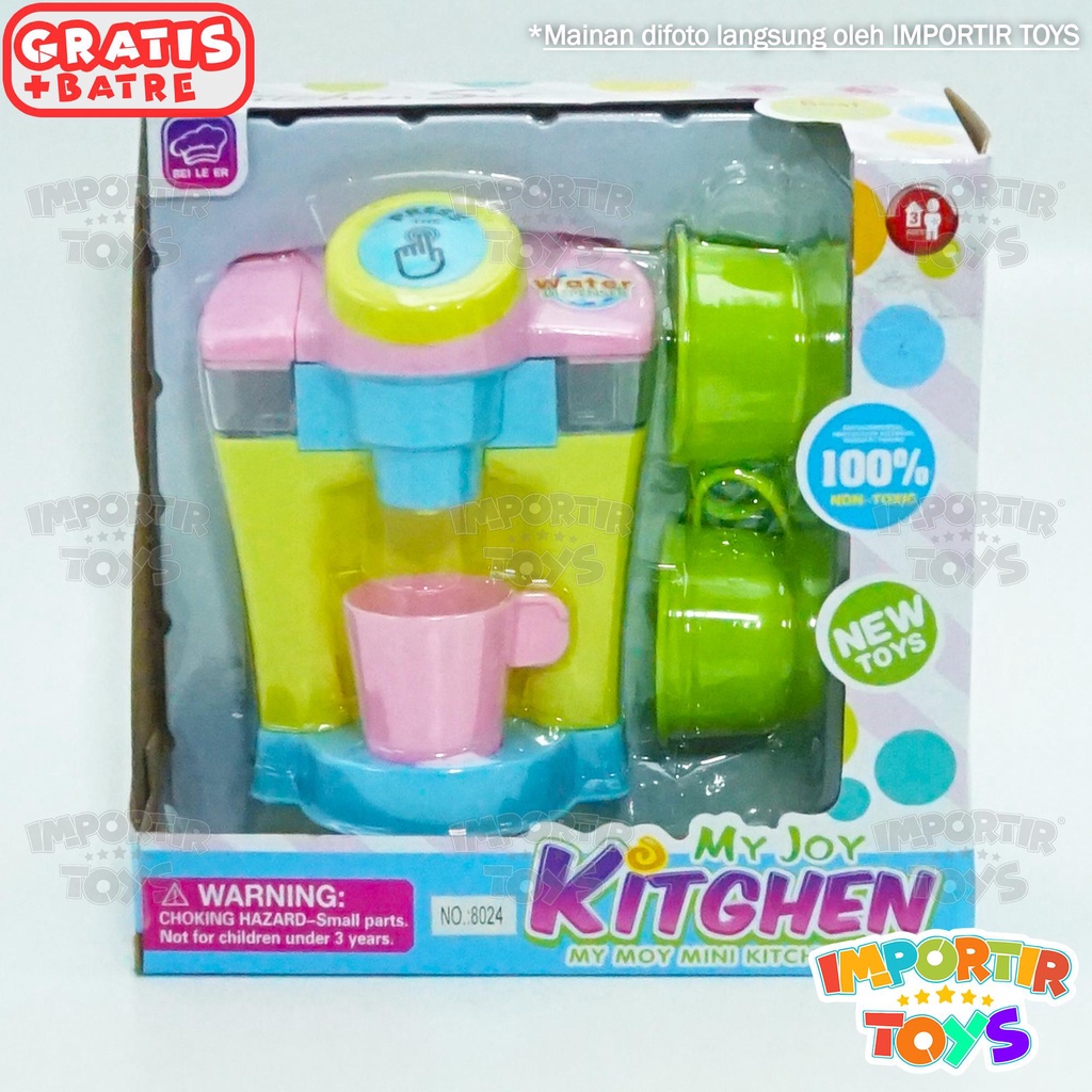 Mainan Anak Cewe Kitchen Set Mini Dispenser Air My Joy Kitchen Set