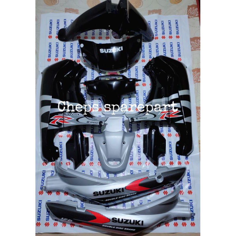 body satria 120 ru atau lumba hitam silver
