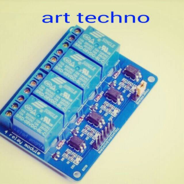 Jual Relay modul 4 channel 5 volt arduino uno nano mega raspberry ...