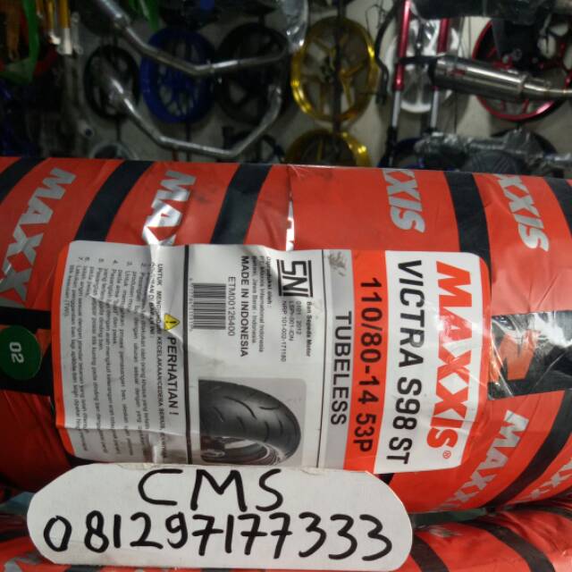 Ban maxxis 110/80-14 Victra