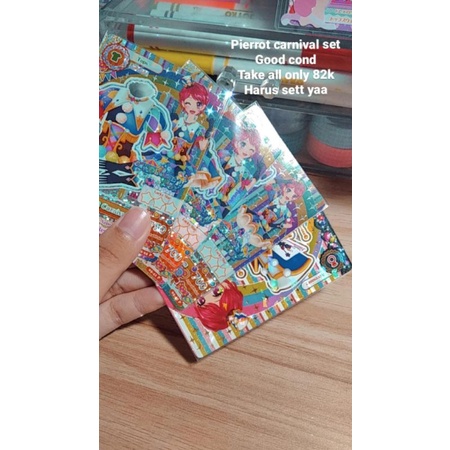 Booked for 6.6 Kartu aikatsu kaede premium Pierrot carnival set original murah|aikatsu card|aikatsu 