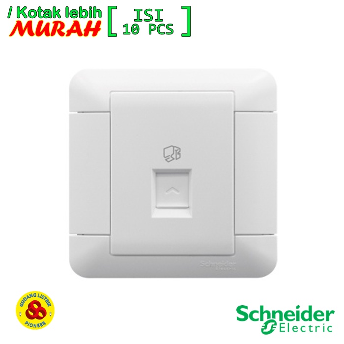 Schneider Paket Grosir Stop Kontak Data Cat5e Arcato Outlet Data 1G