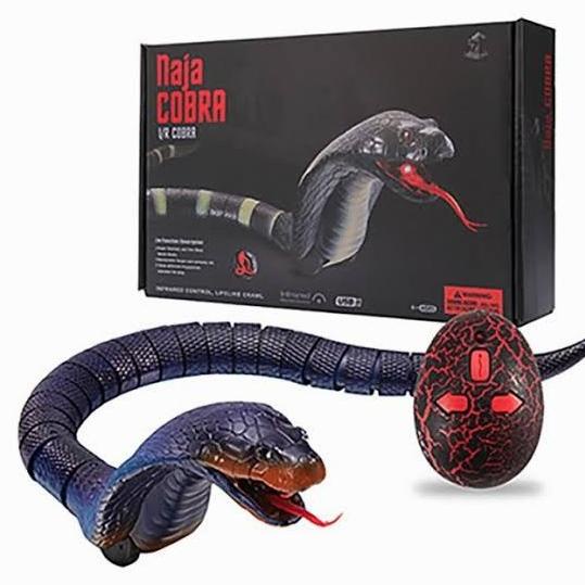 MAINAN ULAR COBRA REMOTE CONTROL - RC PRANK MERAYAP REMOT KONTROL ANAK