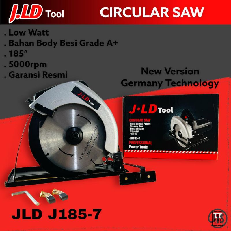 Circular saw JLD type 1857 mesin gergaji kayu ekonomis fullset