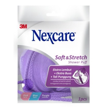 Nexcare NS-03 Busa Spons Mandi Stretch Puff Ekstra Lembut &amp; Busa