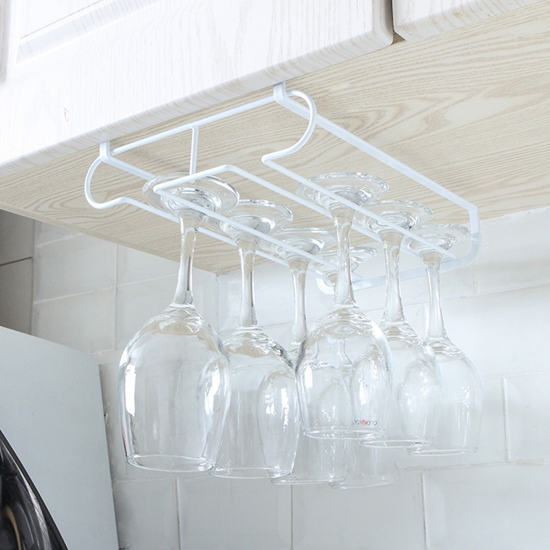 Deid 1PC Rak Holder Gelas Wine Untuk Bar / Dapur