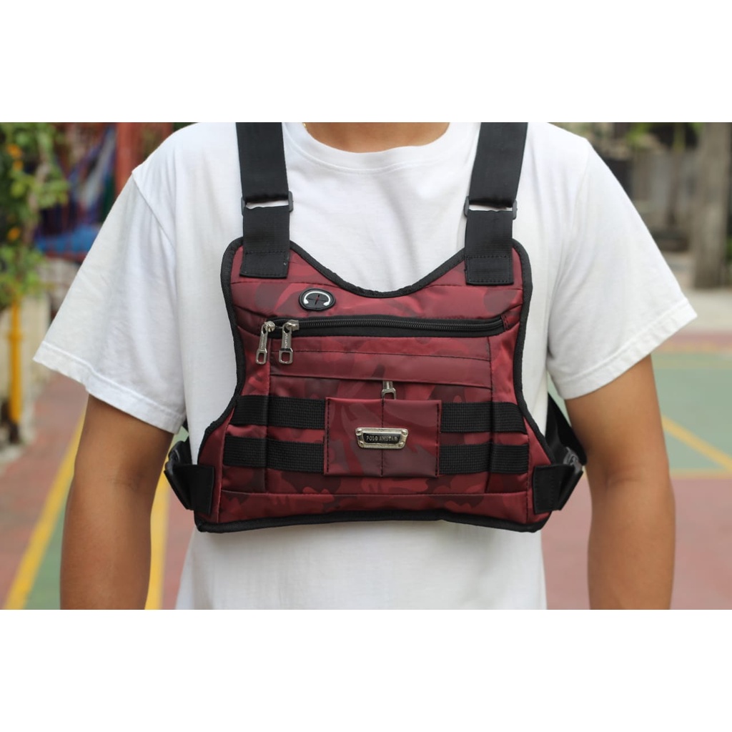 CHEST BAG TAS DADA TACTICAL SPORTY CASUAL TAS ROMPI SERBAGUNA SEPEDA TAS SELEMPANG DADA