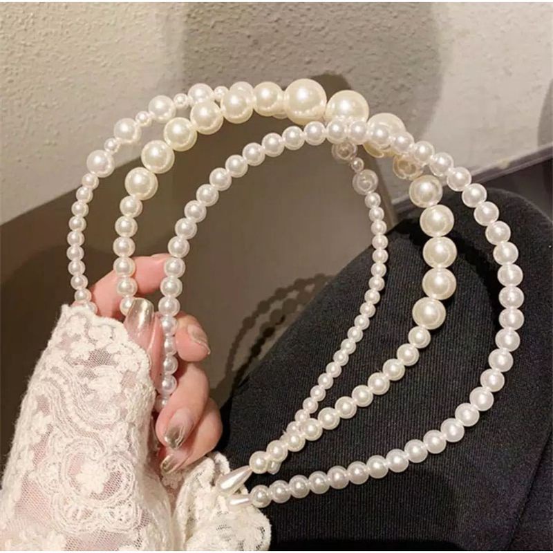 Bando Korea Mutiara Pearl Headband Korean Hairband