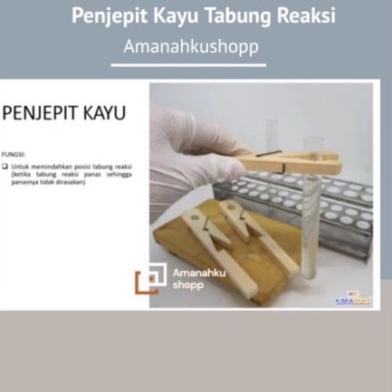 Penjepit Kayu Tabung Reaksi