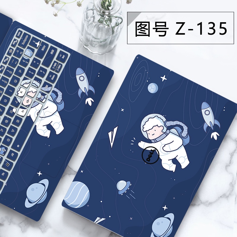 3 Pcs Stiker Skin Vinyl Motif Kartun Untuk Laptop ASUS Inspiron Latitude XPS TUF OLED ZENBOOK X453M X415 Series X541 R541 A5 F5 X45241