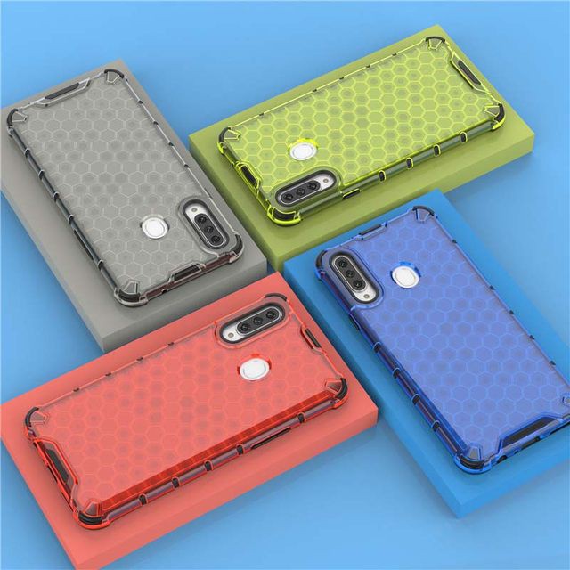 Samsung A20s Soft Case Rugged Armor Honeycomb