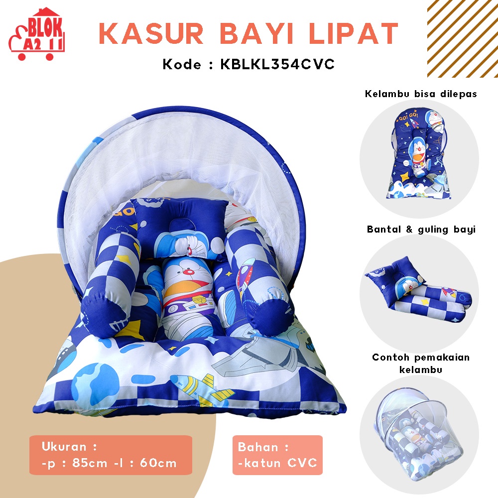 Tempat Tidur Bayi Karakter Alas Bayi Tempat Tidur Bayi Set  Paket Kasur Bayi
