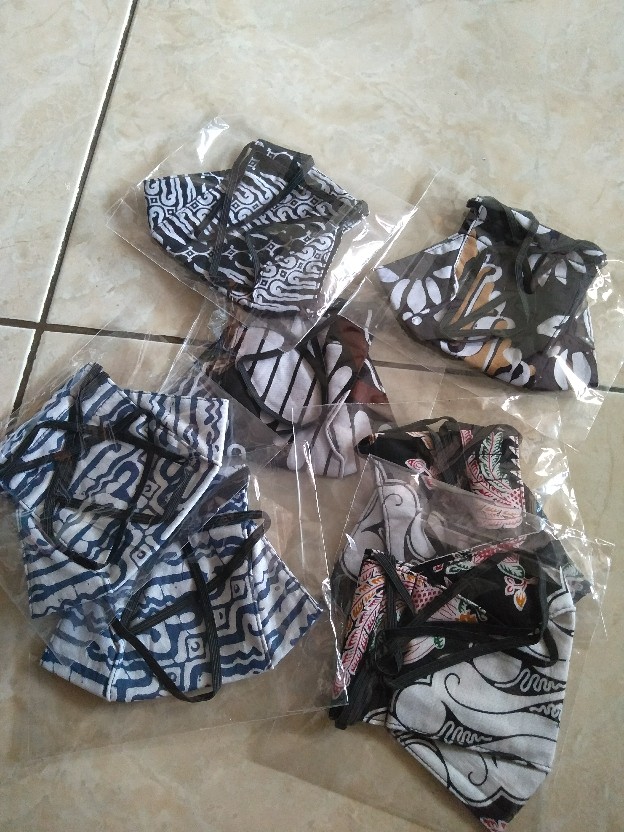 Masker Batik 3d Dewasa Dan Anak Anak