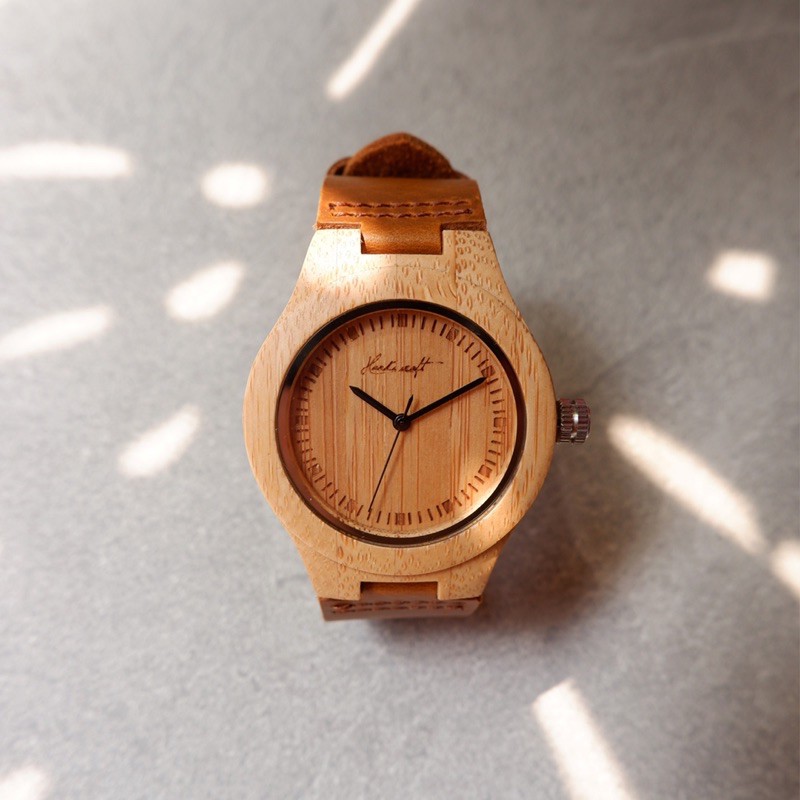 Tangan Kayu  unisex Wooden watch  SELASAR free ukir nama 