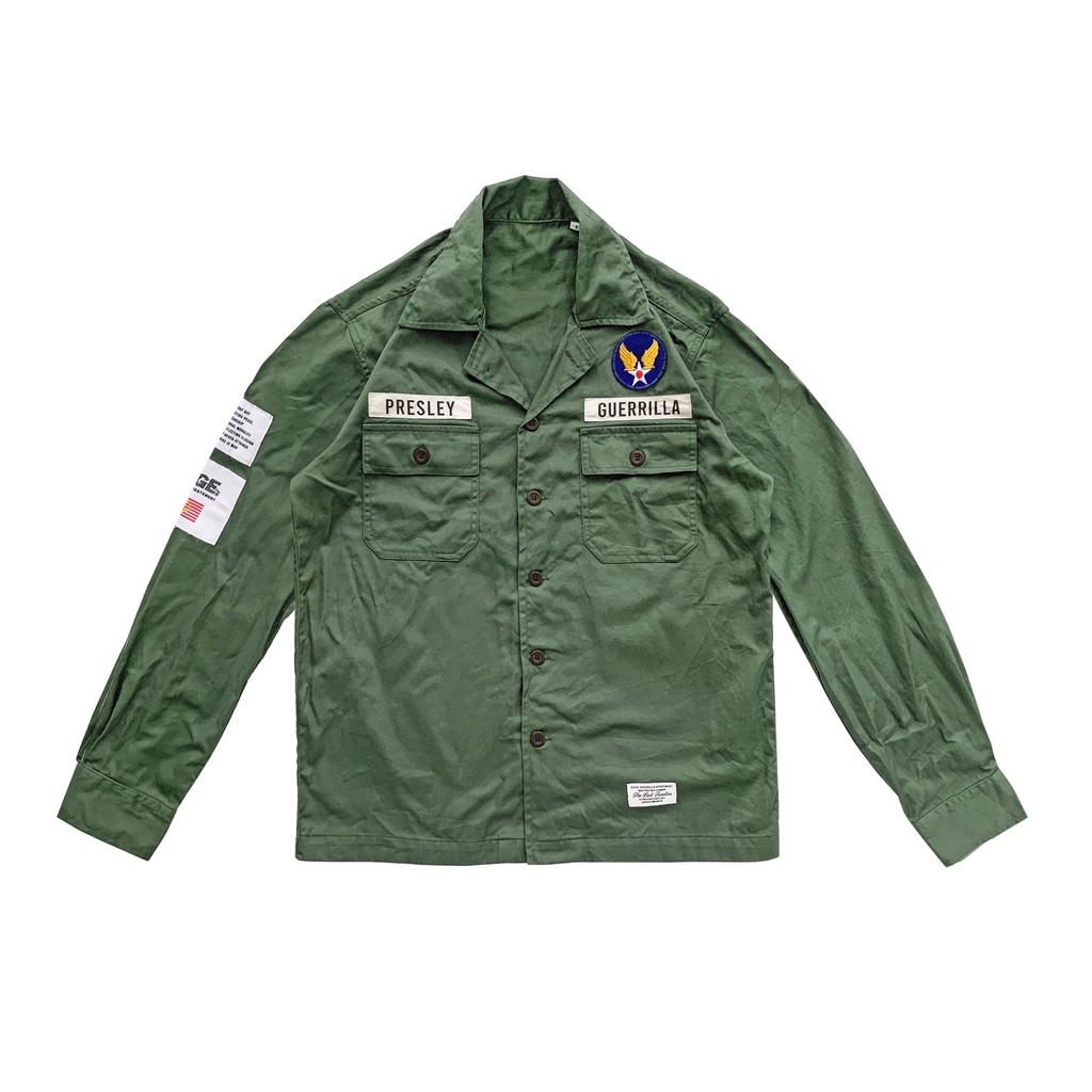 Field Fatigue Satin Green Shirt