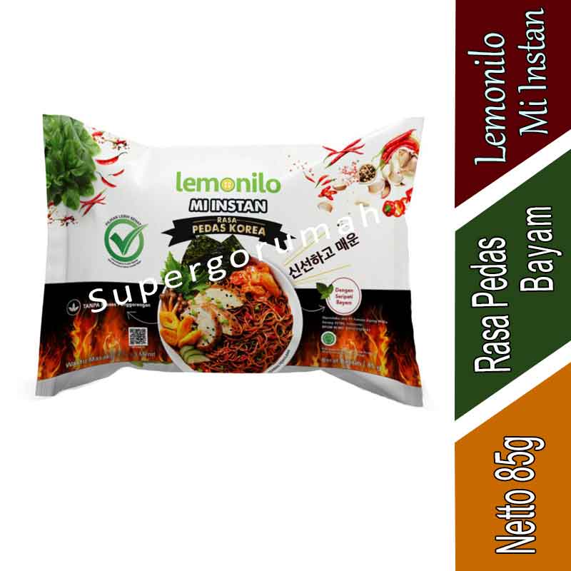 

Lemonilo - Mi instan Goreng - Rasa Pedas Korea - 85g