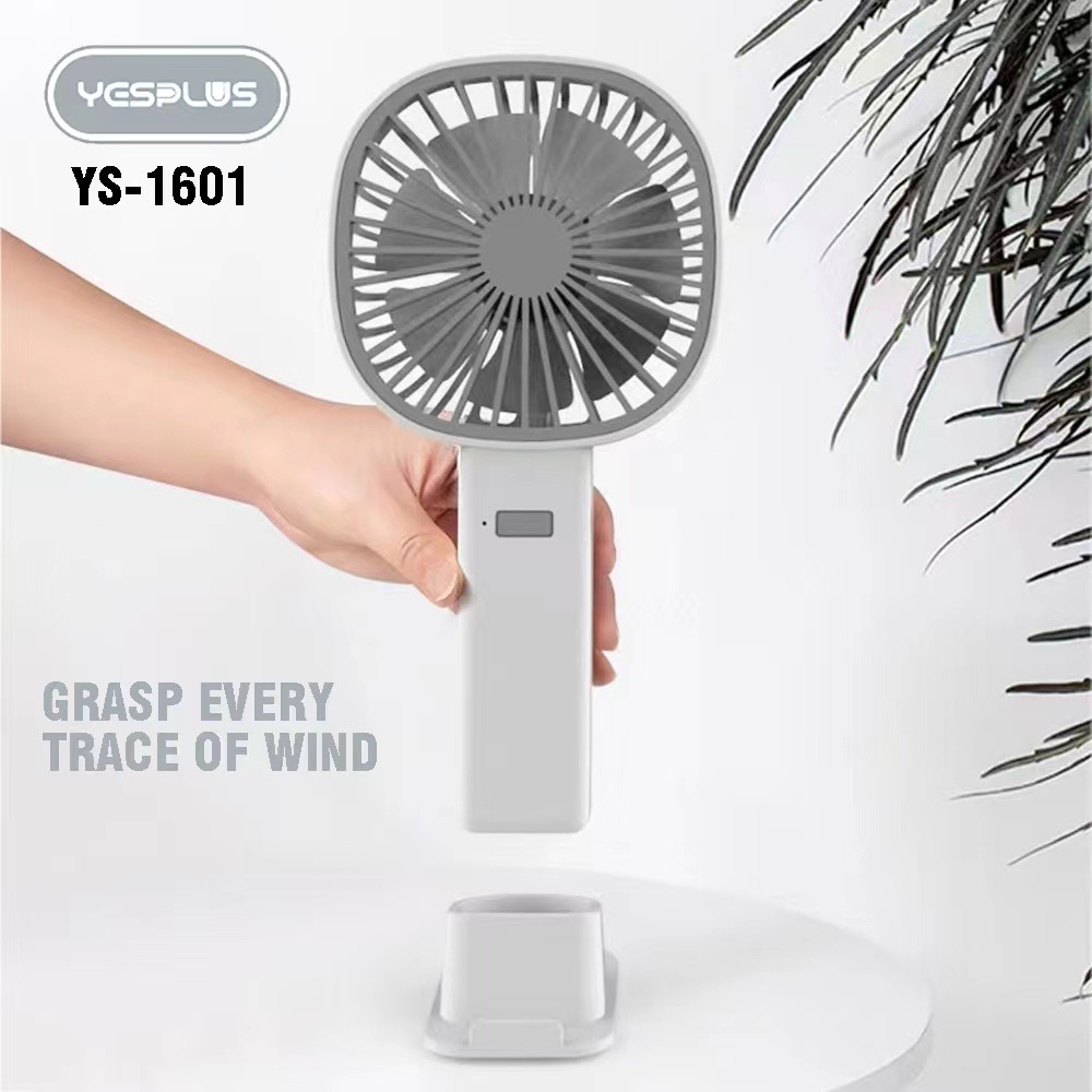 MIINII Kipas Angin YS-1601/YS-1602/YS-1605 Portable USB Mini Fan Kipas Angin Genggam Dengan Holder HP