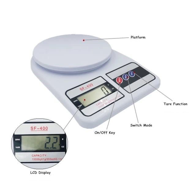 Timbangan Kue SF400 Electronic Kitchen Scale