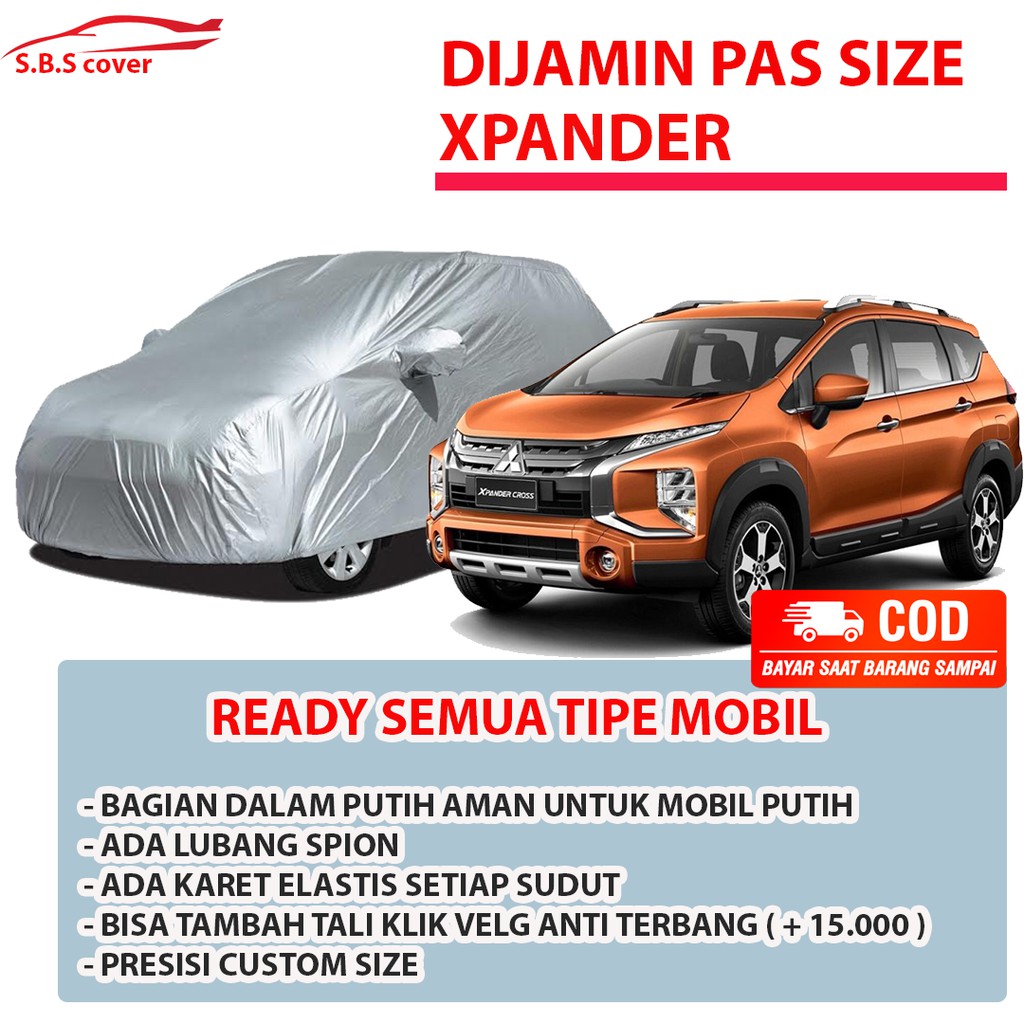 Cover Mobil Xpander sarung mobil xpander/xpander ultimate/xpander cross/sport/brio/avanza/innova/xpander gls/xpander exceed/xpander sport/xpander cross 2022/xpander ultimate 2022/xpander 2022/xpander lama/expander/kijang long/kijang krista/kijang lgx/agya