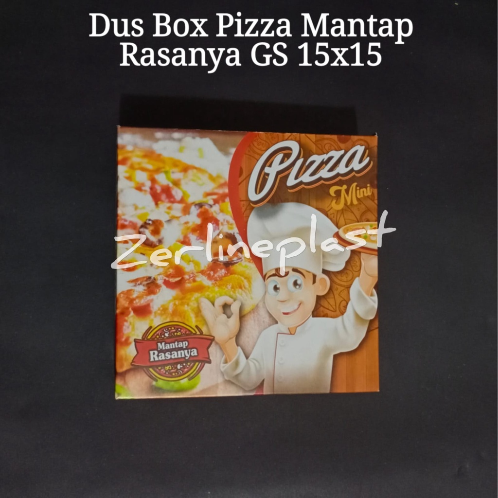 Dus Pizza Mantap Rasanya GS - Dus Kue Serbaguna - Box Pizza @50pcs