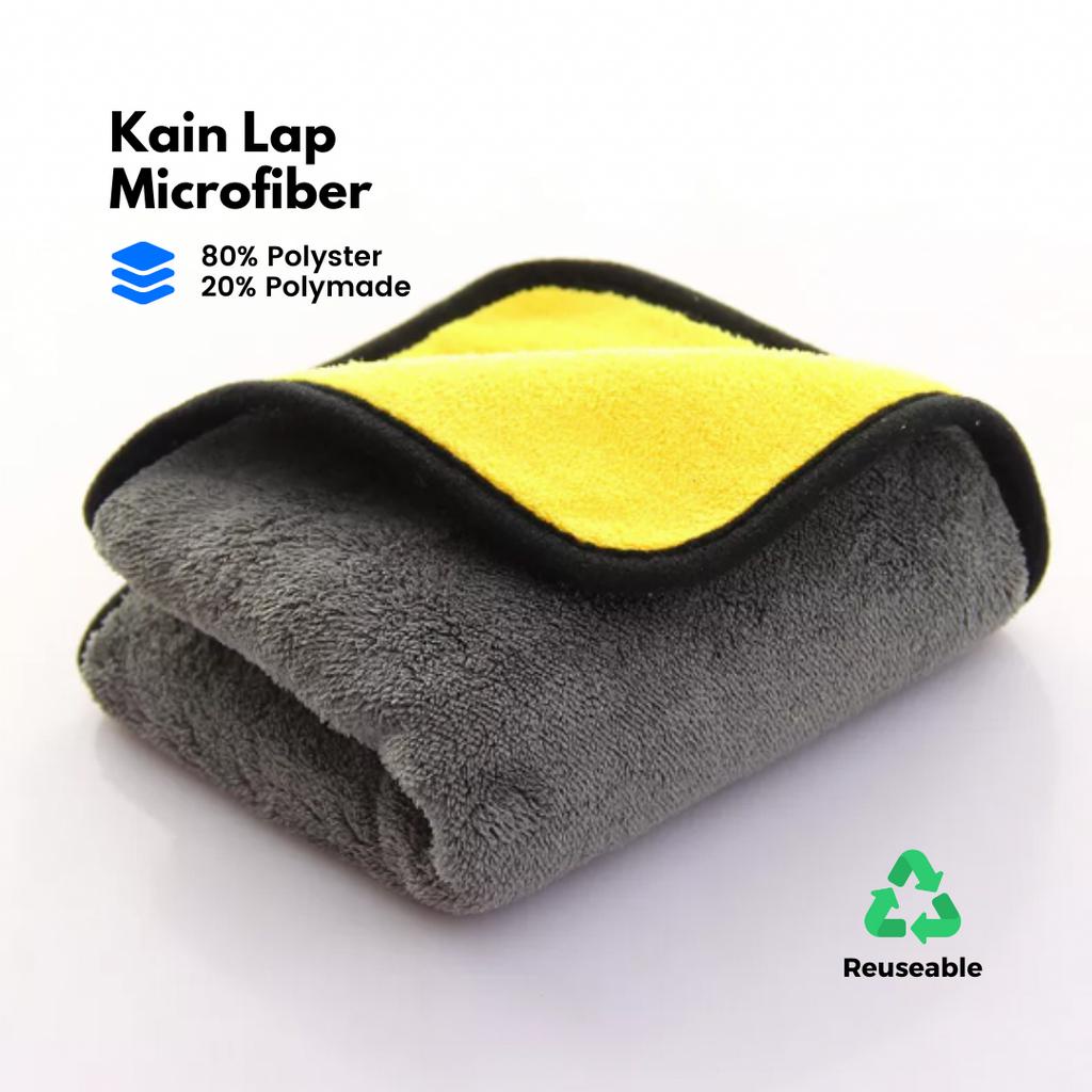 Microfiber Kain Lap Premium Halus Lembut 30x30 Cm 300 Gsm