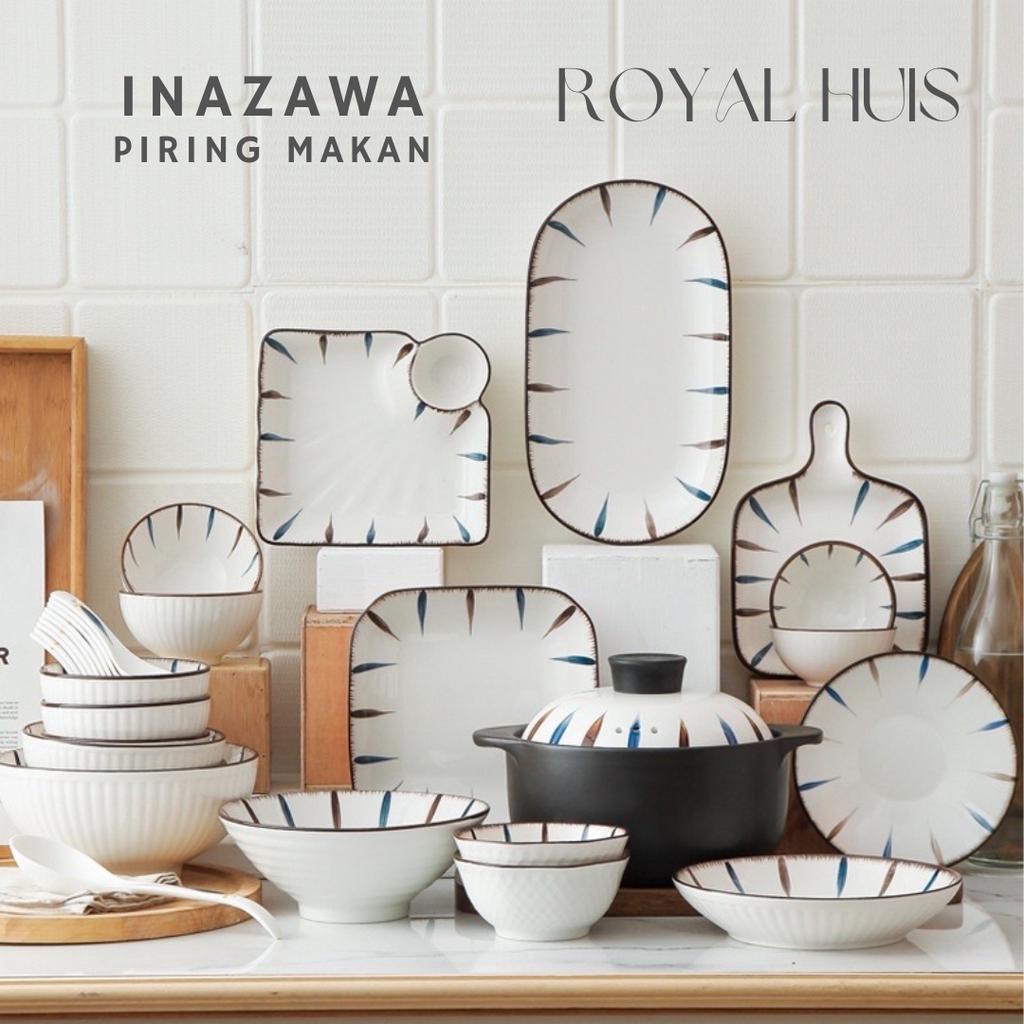 Piring Keramik Makan Motif Jepang Series sakai / Piring Makan Jepang / Piring Makan Motif Jepang / P