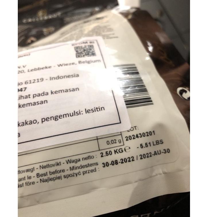 

[PRODUK PQN9V] Callebaut Dark Noir 70,5 % Couverture per 100 gram LII