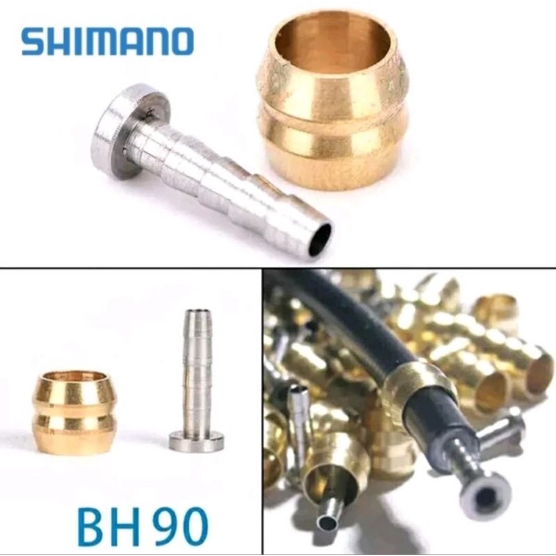 Olive Connector BH90 Oil Needle Head Rem Hidrolik Sepeda Shimano Olive Connector Shimano BH90 Deore SLX XT XTR - Conector Konektor Brake Hose Kabel Rem Hidrolik Hydraulic Hydrolik