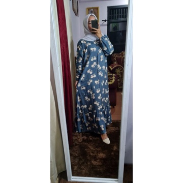 GAMIS FULL KANCING / GAMIS RAYON FULL KANCING / GAMIS RAYON TEBAL / GAMIS RAYON JUMBO