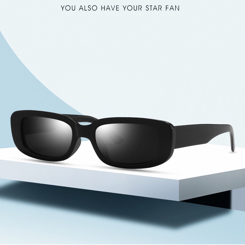 Kacamata Hitam Bentuk oval Gaya Eropa Dan Amerika