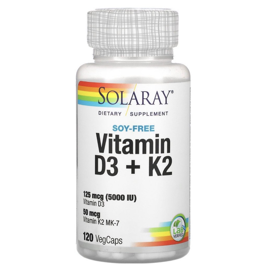 Solaray Vitamin D3 K2/ Vitamin