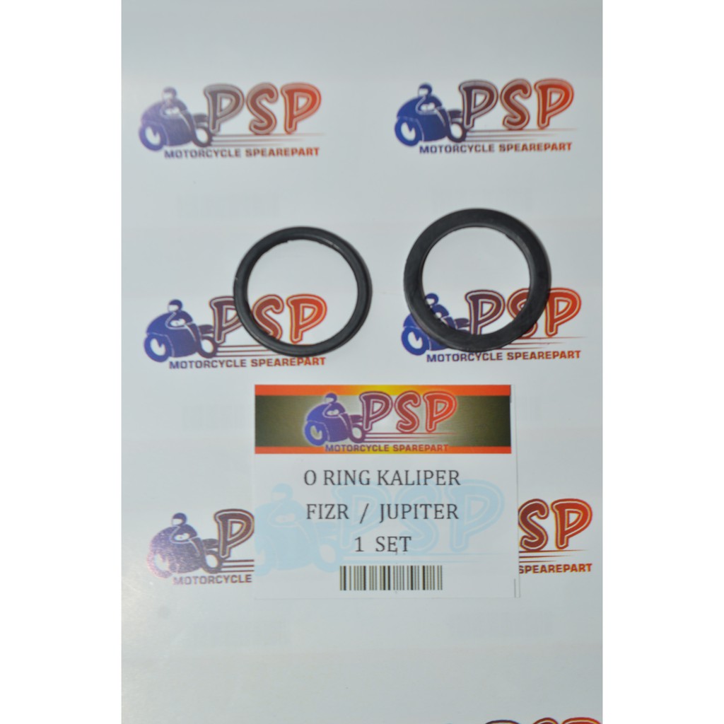 Oring Kaliper FIZR JUPITER Z set 1 tebal , 1 tipis - Karet Seal Sil O Ring Piston Cakram Depan