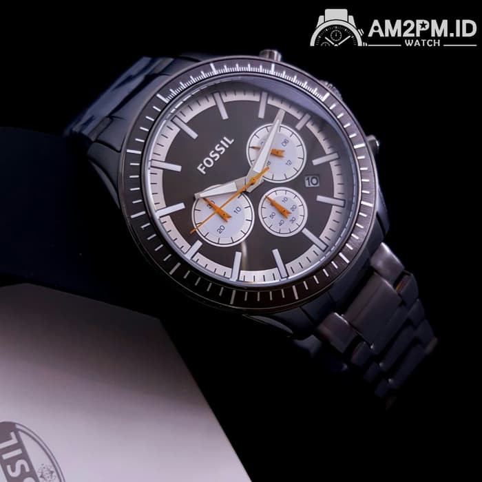 Suplier Jam Tangan Fossil Chronograph Stainless Steel BQ1258 Original