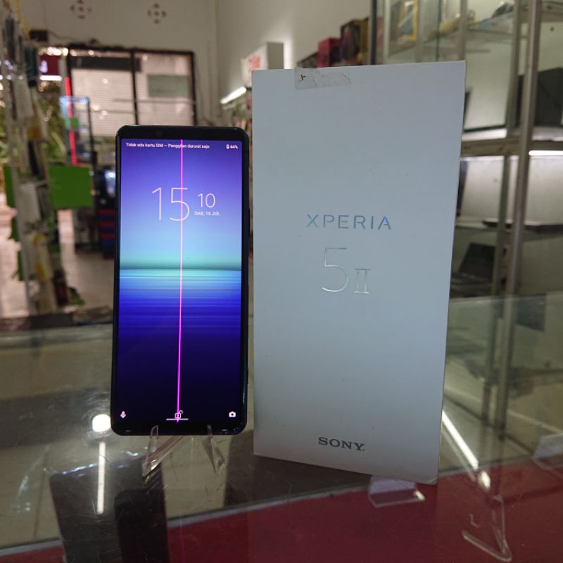 SONY XPERIA 5 mark ii DUAL Global SEA 8/256GB bekas minus layar garis