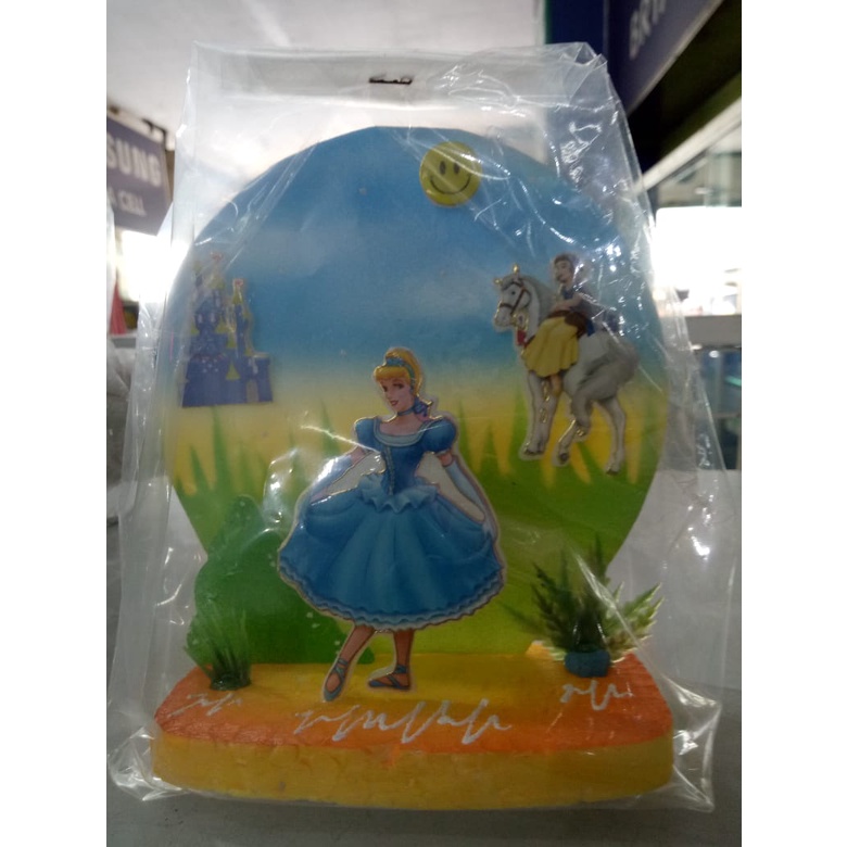 Hiasan Kue Ulang Tahun Gabus Styrofoam Princess Disney Hiasan Kue Tart. 1497PR