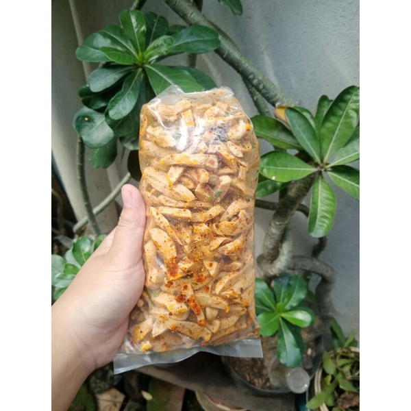 

Basreng 170gram (pedas asin daun jeruk)