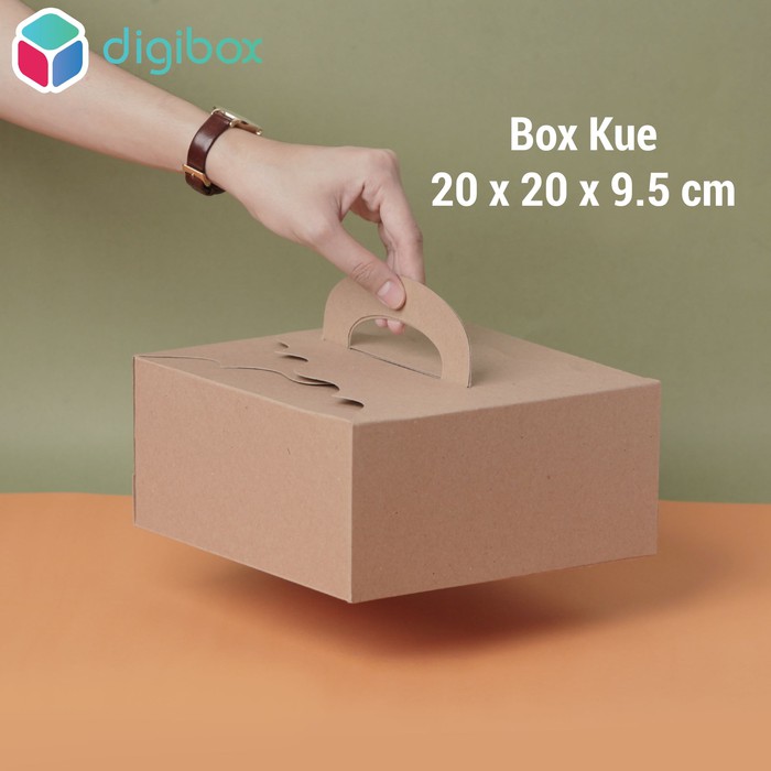

Lihat Detal Cake Box/Dus Kue/Box Kue/Gift Box - Cokelat [SALE]off40%