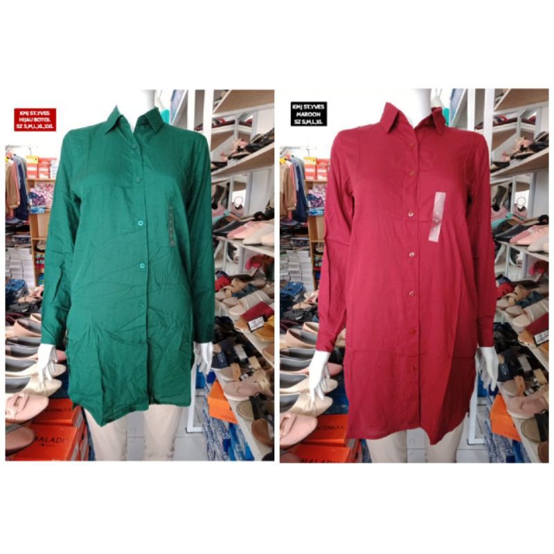 KEMEJA WANITA ST YVES BRANDED MATAHARI JSH726