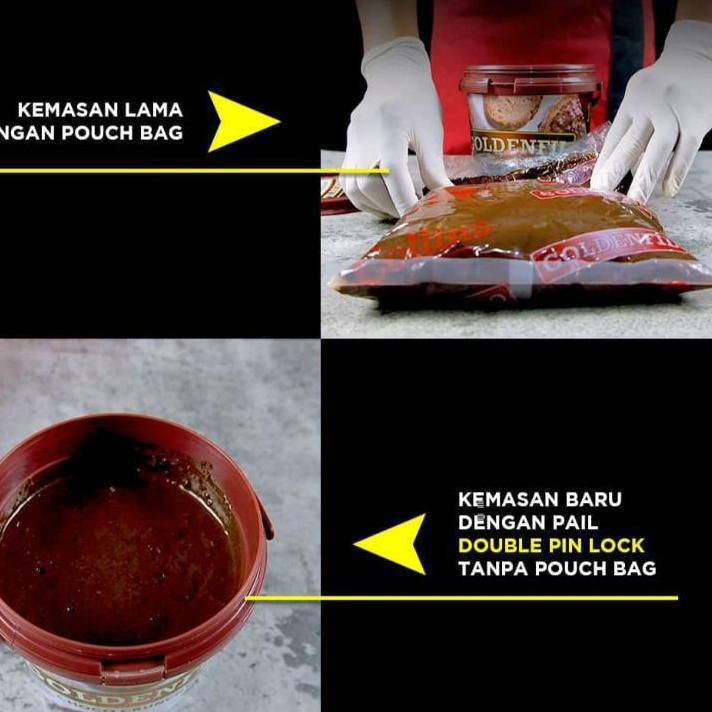 

⅍ Goldenfil Coklat Crunchy 1Kg - KEMASAN BARU TANPA PLASTIK ▼