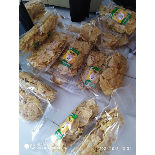 

Custom Order Kripik tempe dan Geti