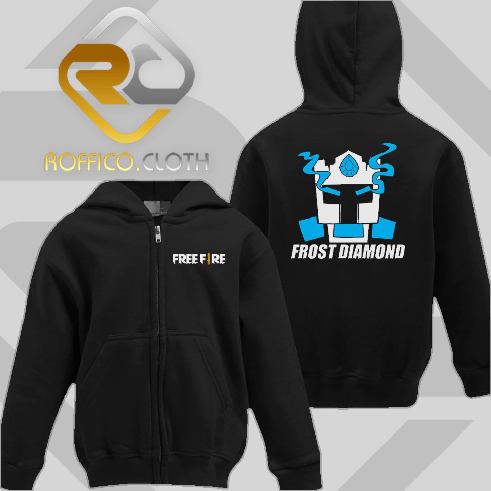 Jaket Freefire Anak Hoodie Anak Free fire Frost Diamond