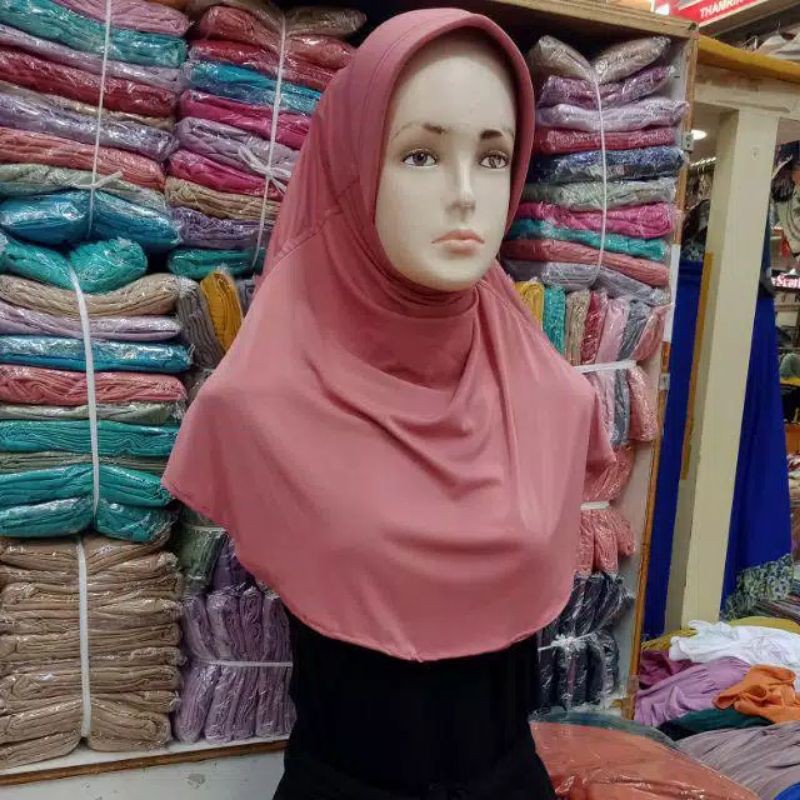 BERGO SNADA / BERGO GARIS PINGGIR / BERGO LAYANG / HiJAB INSTANT-Dusty tua