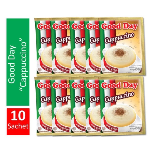 

Good Day Cappucino gooday 1Renceng 10pcs