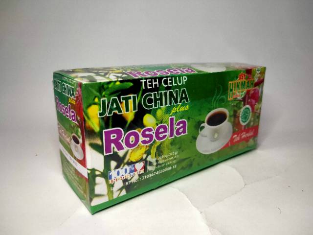 Grosir Teh Herbal Jati Cina plus Rosella 100% ORIGINAL