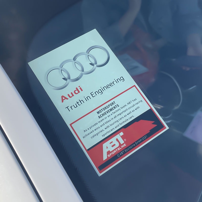 Stiker Kaca Depan Elektrostatis Untuk Mobil AUDI A3 A4 A6 Q3 Q4 Q5 TT