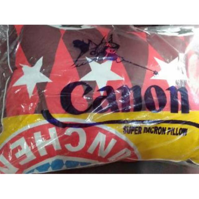 Bantal kepala Canon Dacron pillow karakter