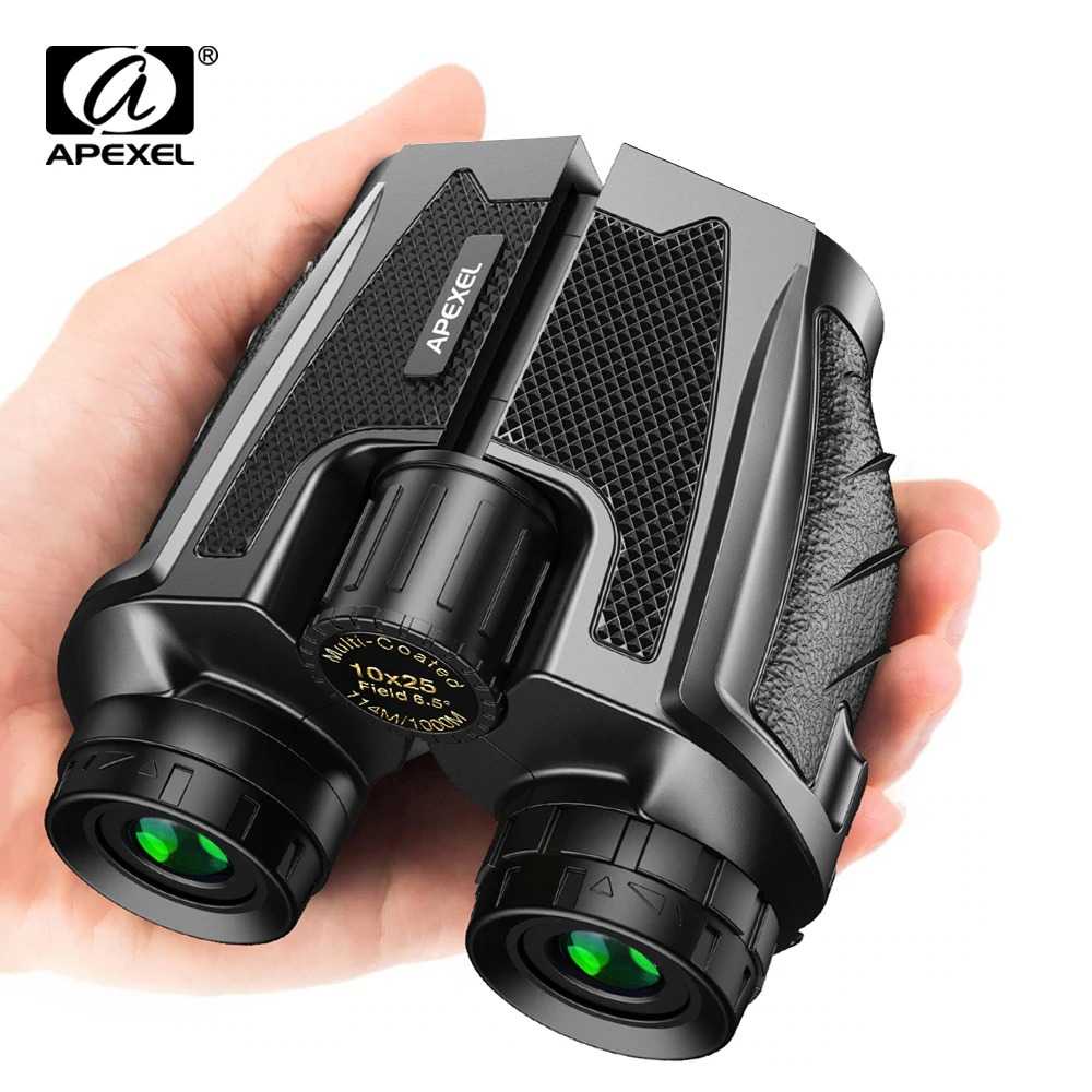 Teropong Binoculars Jarak Jauh HD Berburu Compact Zoom APEXEL 1000M 3000M 7000M Kekeran Burung