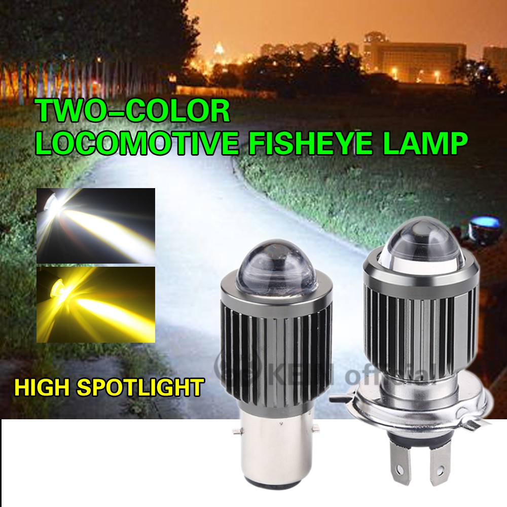 KEIN warna Ganda BA20D H4 LED Motor Headlight Bulbs Hight  KEIN warna Ganda BA20D H4 LED Motor Headlight Bulbs Hight